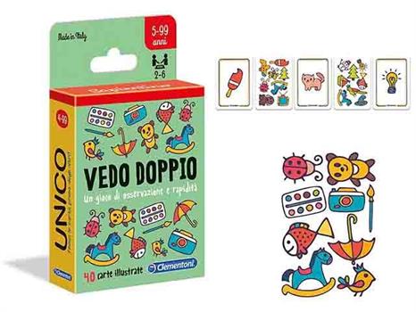 GIOCO DI CARTE VEDO DOPPIO