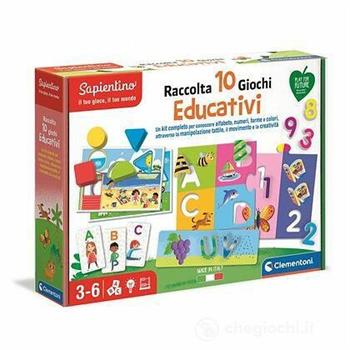 SAPIENTINO RACCOLTA 10 GIOCHI EDUCATIVI