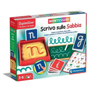 MONTESSORI SCRIVO SULLA SABBIA