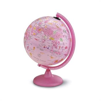 MAPPAMONDO 25CM PINK ZOO