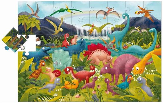 PUZZLE GIGANTE 48 PZ DINOSAURI