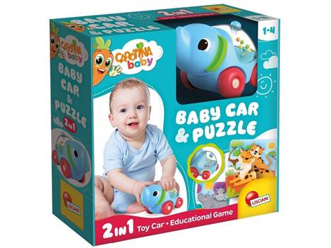 CAROTINA BABY CAR & PUZZLE ELEFANTE