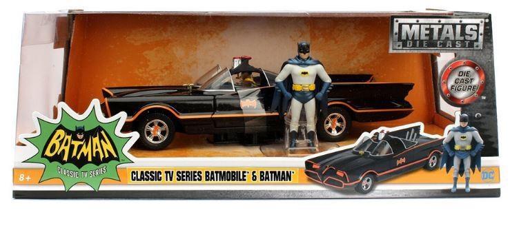 AUTO BATMOBILE 66 + PERSONAGGI 1/24