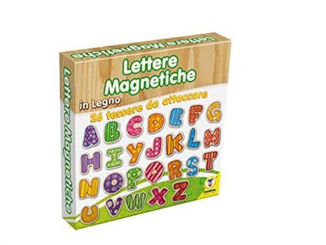 LETTERE MAGNETICHE IN LEGNO