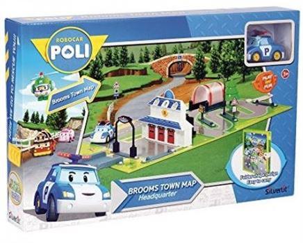 POLI ROBOCAR BROOMS TOWN MAP