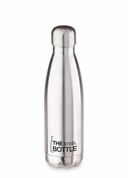 BOTTIGLIA TERMICA STEEL BOTTLE ARGENTO