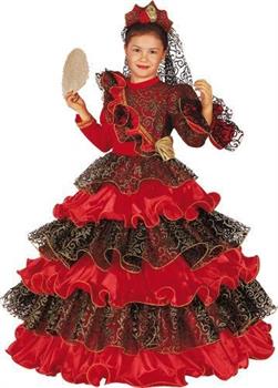 COSTUME SPANISH GIRL 5/6anni