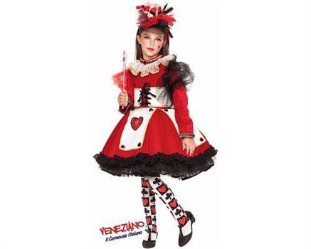 COSTUME REGINA DI CUORI PRESTIGE 5 ANNI