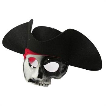 MASCHERA PIRATA CON CAPPELLO