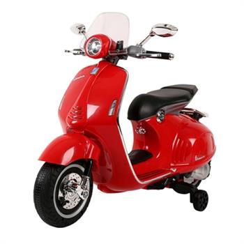 MOTO VESPA ELETTRICA RIDE ON ROSSO