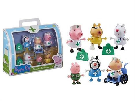 PEPPA PIG SET 6 PERSONAGGI DOTTORI