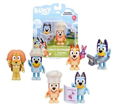 BLUEY NUOVO SET 2 PERSONAGGI ASSORTITI