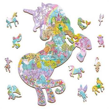 PUZZLE IN LEGNO - UNICORNO FATATO