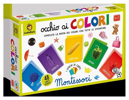 CARTE MONTESSORI OCCHIO AI COLORI