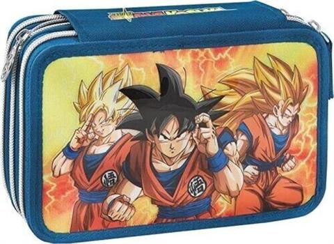 ASTUCCIO 3 ZIP DRAGON BALL