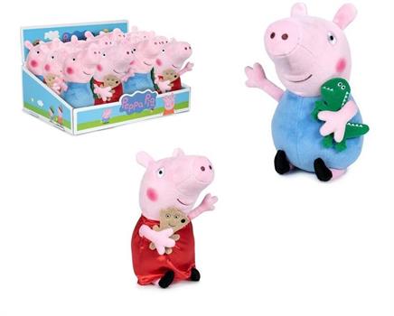 PELUCHE PEPPA PIG/GEORGE 20CM