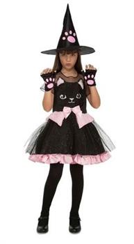 COSTUME STREGA GATTINA 10/12 ANNI