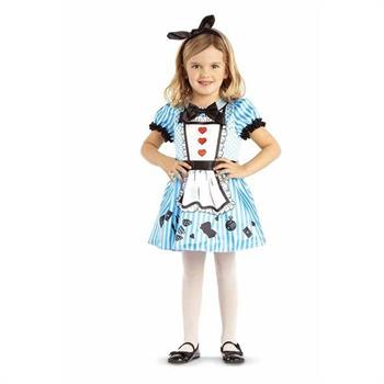 COSTUME ALICE NEL PAESE.. 3/4 ANNI