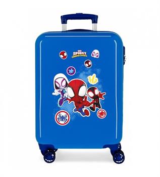 TROLLEY SPIDEY 55 CM BLU