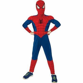 COSTUME SPIDER-MAN CON MUSCOLI 5/7 ANNI