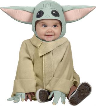 COSTUME BABY YODA TG 2-4 ANNI