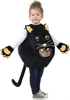 COSTUME GATTINA NERA PORTACARAMELLE TG2T