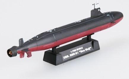 SOTTOMARINO USS SSN-21 SEAWOLF 1/700