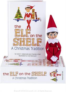 LIBRO + PERSONAGGIO ELF ON THE SHELF LEI