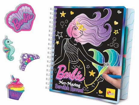 LIBRO BARBIE MER-MAZING SCRATCH REVEAL