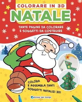 LIBRO COLORARE IN 3D NATALE