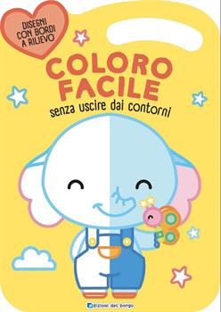 LIBRO COLORO FACILE - ELEFANTE