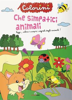 LIBRO COLORINI CHE SIMPATICI ANIMALI