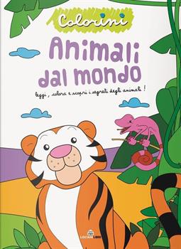 LIBRO COLORINI ANIMALI DAL MONDO