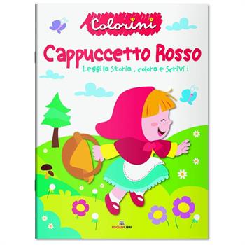 LIBRO COLORINI CAPPUCCETTO ROSSO