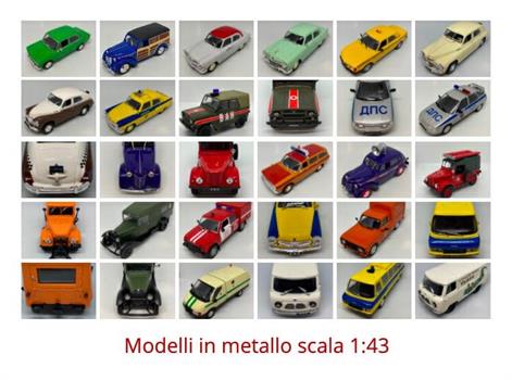 COLLEZIONE AUTO IN METALLO 1:43