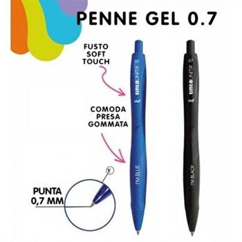 PENNA SFERA GEL I'M TINTA UNITA 0.7 BLU