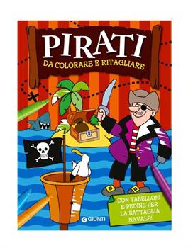 ALBUM PIRATI DA COLORARE E RITAGLIARE