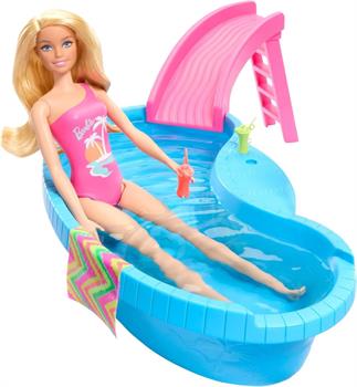 BARBIE PISCINA CON BAMBOLA