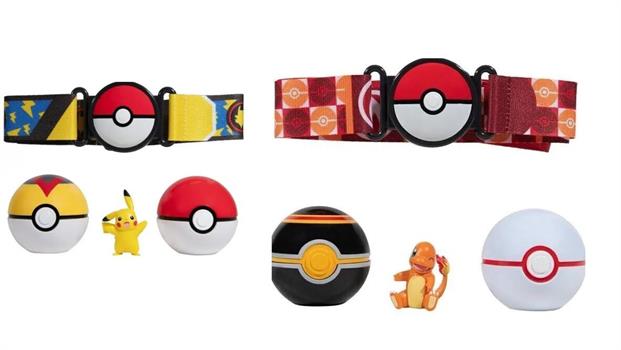 POKEMON CLIP 'N GO POKEBALL CON CINTURA