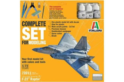 AEREO F-22 RAPTOR STARTER KIT 1/72