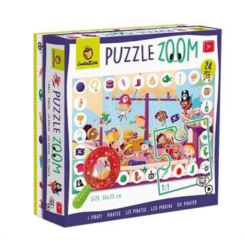 PUZZLE ZOOM 24 PZ IL TESORO DEI PIRATI