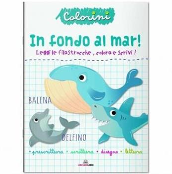 LIBRO COLORINI IN FONDO AL MAR