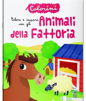 LIBRO COLORINI ANIMALI DELLA FATTORIA