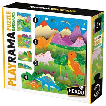 PLAYRAMA PUZZLE DINOSAURI