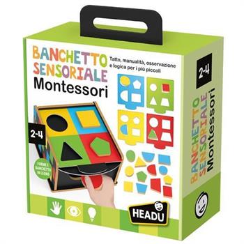 BANCHETTO SENSORIALE MONTESSORI