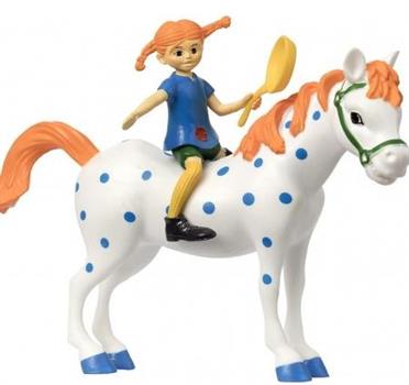 PIPPI CALZELUNGHE CON CAVALLO