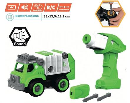 SMONTA E RIMONTA CAMION SPAZZATURA R/C