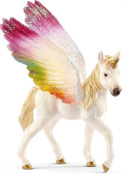 UNICORNO ARCOBALENO ALATO