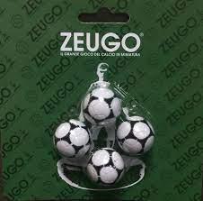 ZEUGO SET 4 PALLINE BIANCO/NERO