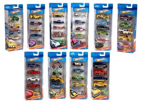 HOT WHEELS SET 5 AUTO